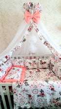 Load image into Gallery viewer, Luxury baby bedding 140x70, duble face.. 100% cotton ,personalised by embroidery 
