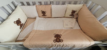 Load image into Gallery viewer, Luxury baby bedding 120x60 personalised by embroidery, 100% cotton
