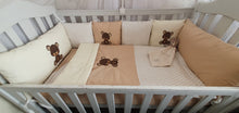 Load image into Gallery viewer, Luxury baby bedding 120x60 personalised by embroidery, 100% cotton
