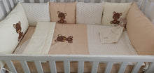 Load image into Gallery viewer, Luxury baby bedding 120x60 personalised by embroidery, 100% cotton
