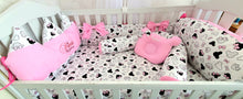 Load image into Gallery viewer, Baby bedding 140x70 personalised by embroidery
