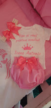 Load image into Gallery viewer, Luxury baby bedding 140x70, personalised by embroidery
