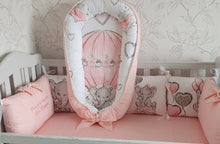 Load image into Gallery viewer, Baby bedding 90x50 personalised by embroidery
