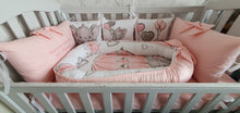 Load image into Gallery viewer, Baby bedding 90x50 personalised by embroidery
