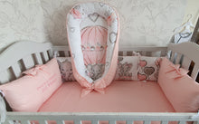Load image into Gallery viewer, Baby bedding 90x50 personalised by embroidery
