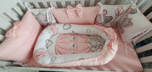 Load image into Gallery viewer, Baby bedding 90x50 personalised by embroidery
