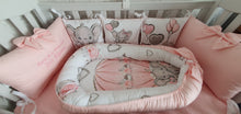 Load image into Gallery viewer, Baby bedding 90x50 personalised by embroidery
