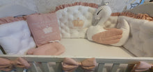 Load image into Gallery viewer, Luxury baby bedding 120x60 personalised by embroidery, 100% cotton
