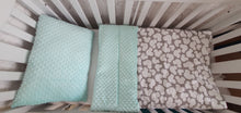 Load image into Gallery viewer, Baby pillow and duvet 100% cotton and dimple minky
