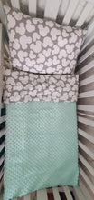 Load image into Gallery viewer, Baby pillow and duvet 100% cotton and dimple minky
