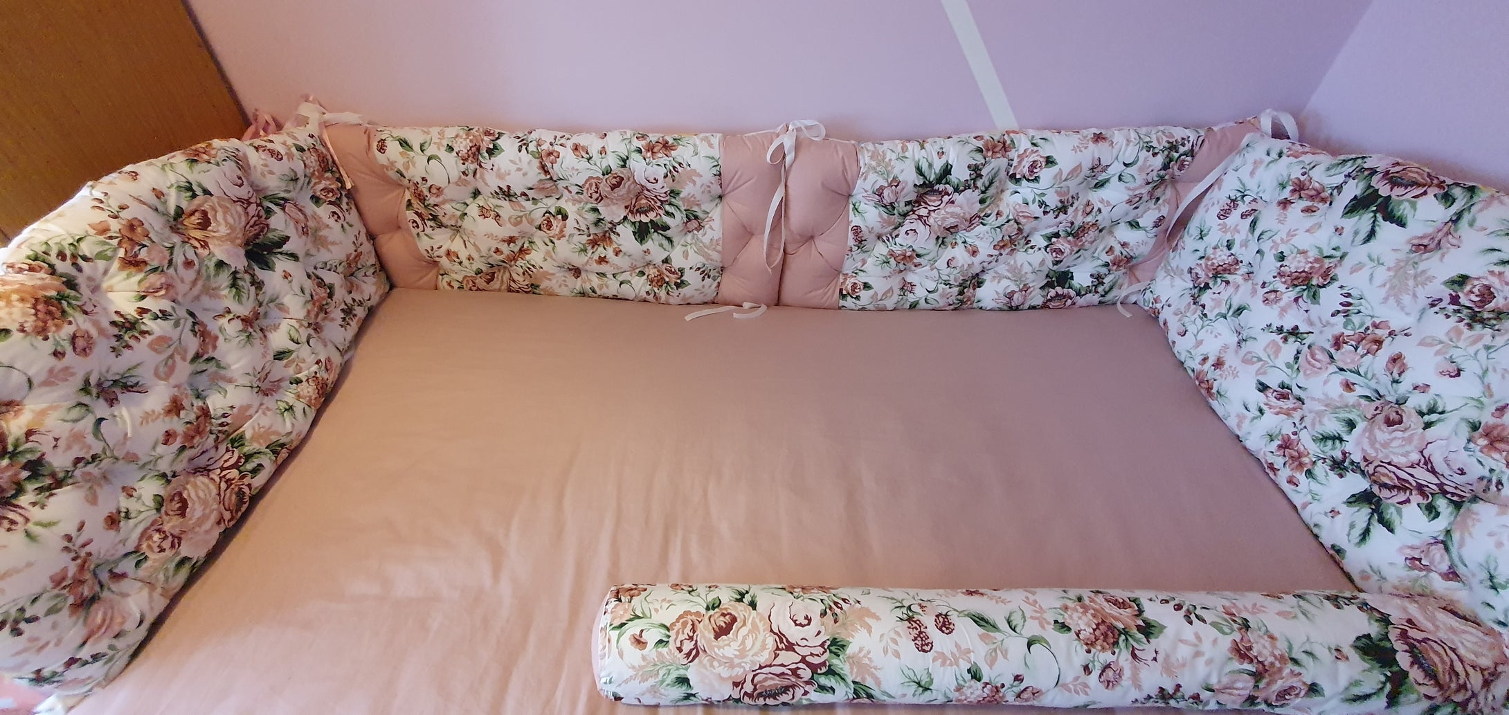 Bumpers double face for single Bed 190x90, 100% cotton