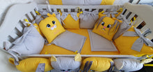 Load image into Gallery viewer, Bumpers for Single Bed 190x90 personalised by embroidery... 100% cotton

