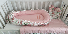 Load image into Gallery viewer, Baby nest personalised by embroidery Pillow and Duvet
