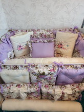 Load image into Gallery viewer, Luxury baby bedding 120x120 twins , 100% cotton , personalised by embroidery
