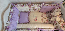 Load image into Gallery viewer, Luxury baby bedding 120x120 twins , 100% cotton , personalised by embroidery
