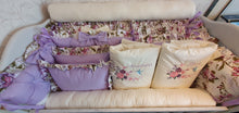 Load image into Gallery viewer, Luxury baby bedding 120x120 twins , 100% cotton , personalised by embroidery
