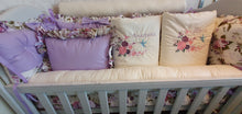 Load image into Gallery viewer, Luxury baby bedding 120x120 twins , 100% cotton , personalised by embroidery
