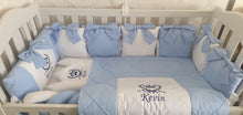 Load image into Gallery viewer, Luxury baby bedding 125x70 , personalised by embroidery
