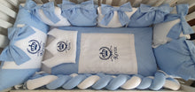 Load image into Gallery viewer, Luxury baby bedding 125x70 , personalised by embroidery
