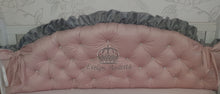 Load image into Gallery viewer, Luxury baby Bumper 140x50 

Velvet, personalised by embroidery duble face

