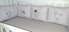 Load image into Gallery viewer, Baby Bumpers personalised by embroidery
