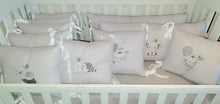 Load image into Gallery viewer, Baby Bumpers personalised by embroidery
