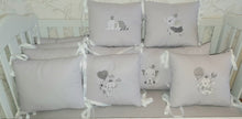 Load image into Gallery viewer, Baby Bumpers personalised by embroidery

