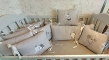 Load image into Gallery viewer, Baby Bumpers personalised by embroidery
