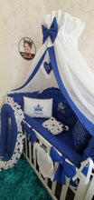 Load image into Gallery viewer, Luxury baby bedding 140x70 personalised by embroidery, 100% cotton
