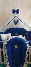 Load image into Gallery viewer, Luxury baby bedding 120x60 personalised by embroidery, 100% cotton
