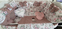Load image into Gallery viewer, Luxury baby bedding 140x70 personalised by embroidery 

100% cotton
