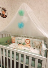 Load image into Gallery viewer, Baby bedding 120x60 personalised by embroidery
