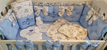 Load image into Gallery viewer, Luxury baby bedding 100x50 , 100% cotton ? Personalised By Embroidery
