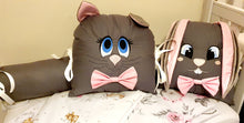 Load image into Gallery viewer, Animals Pillows personalised by embroidery

