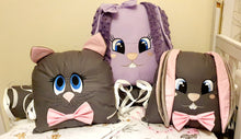 Load image into Gallery viewer, Animals Pillows personalised by embroidery
