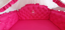 Load image into Gallery viewer, Luxury baby bedding 120x60 personalised by embroidery, 100% cotton
