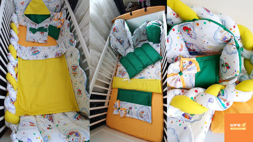 Braided Baby Bumper Baby cuscin Pillows