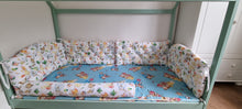 Load image into Gallery viewer, Bumpers double face for single Bed 190x90, 100% cotton
