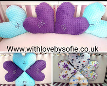 Load image into Gallery viewer, Baby pillows personalised by embroidery
